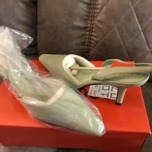 Sage Color heels